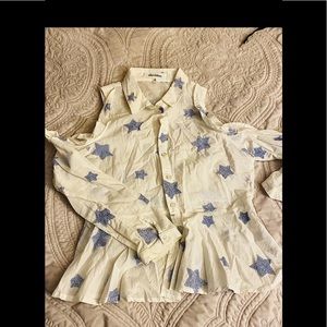 Spring cotton blouse